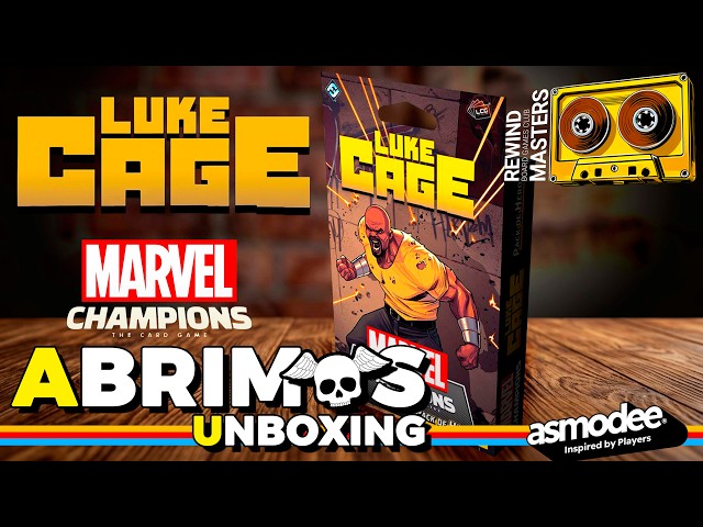 👊 Opening MARVEL CHAMPIONS - LUKE CAGE (Asmodee) — Profession: TOUGH | Rewind Masters