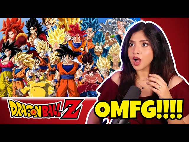 Non Dragon Ball Fan Reacts to EVERY GOKU TRANSFORMATION