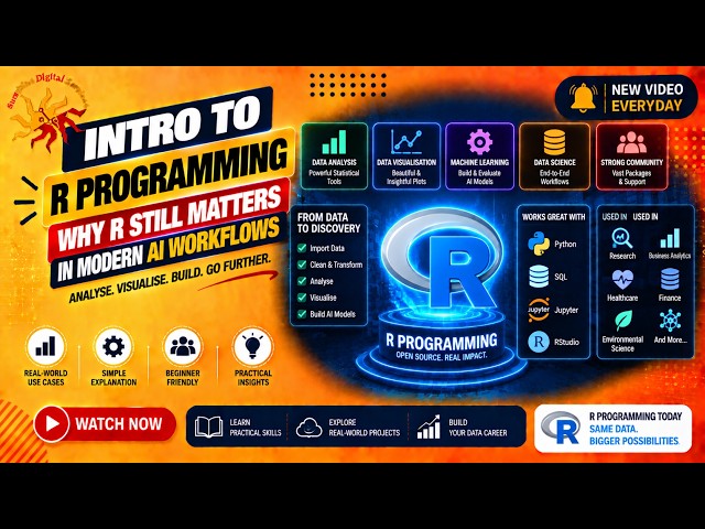 Intro to R Programming | Why R Still Matters in Modern AI Workflows | Sunshine Digital Services