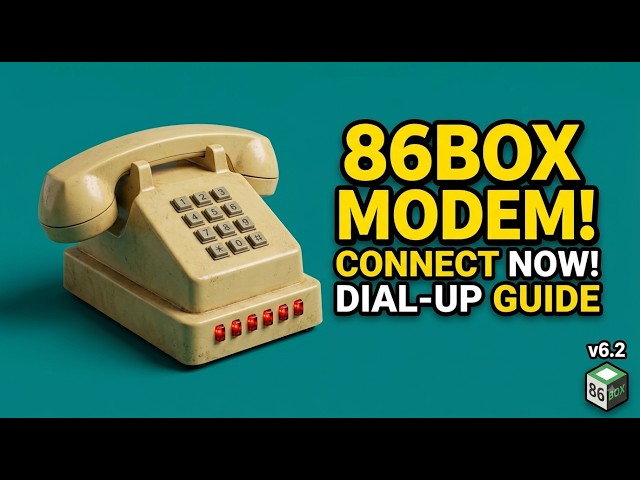 How to setup a MODEM in 86BOX (Fast & Simple)