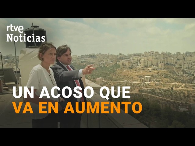 RTVE, witnessing the harassment suffered by West Bank Palestinians at the hands of settlers