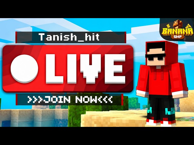 🔥 Banana Survival SMP Live | Huge Grinding Begins!