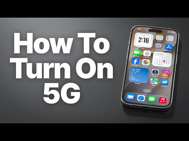 How to Turn On 5G on iPhone (Cellular & Data Mode Guide)