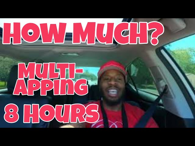 How Much Money Did I Make Multi-Apping For 8 Hours?🤔🤑 Spark, InstaCart, DoorDash Ride-Along
