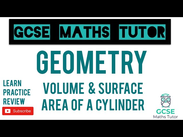 Volume & Surface Area of a Cylinder | Grade 5 Crossover Series | GCSE Maths Tutor