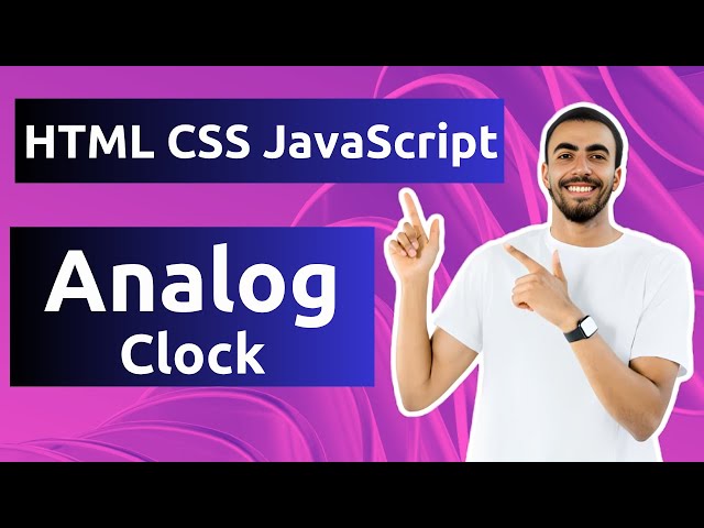 Build a Realistic Analog Clock with HTML, CSS, and JavaScript from Scratch