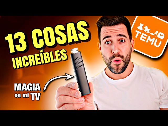 13 COSAS INCREIBLES que puedes COMPRAR en TEMU 🤯 (MUY BARATO)