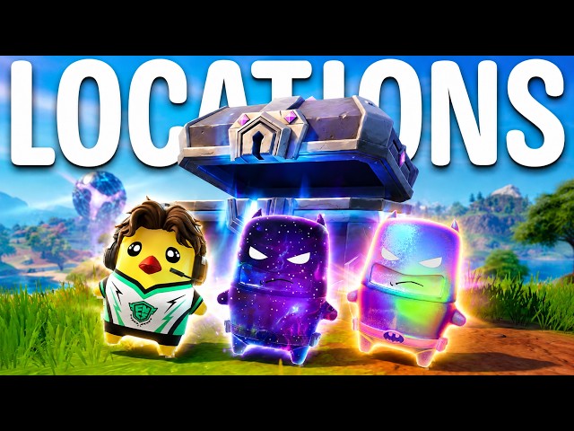 HOW TO FIND ALL NEW RARE SPRITES IN FORTNITE! (RARE SPRITE LOCATIONS)