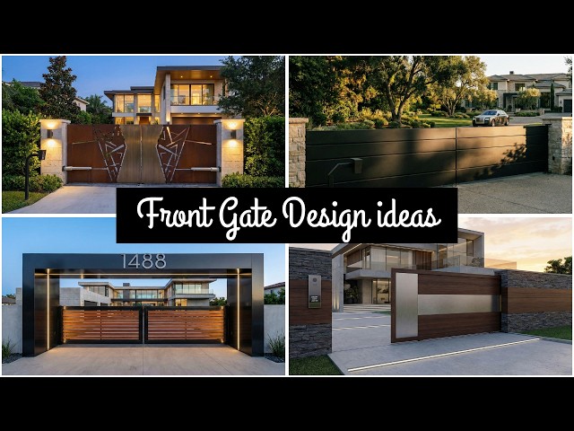 100 Modern Front Gate Design Ideas 2026 | Luxury & Minimal Gate Designs for Modern Homes