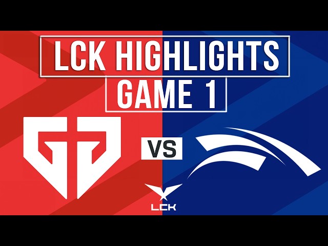 GEN vs HLE Highlights Game 1 | LCK 2026 Rounds 3-4 | Gen.G vs Hanwha Life Esports