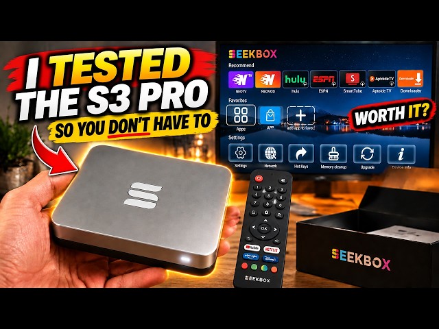 📺️ SeekBox S3 Pro: The Android TV Box You've Been SEEKing?