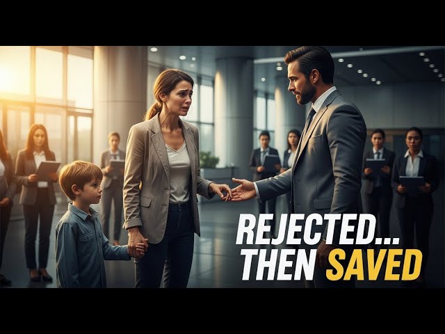 Single Mom Was Rejected for Bringing Her Child to the Interview—Until the Millionaire…