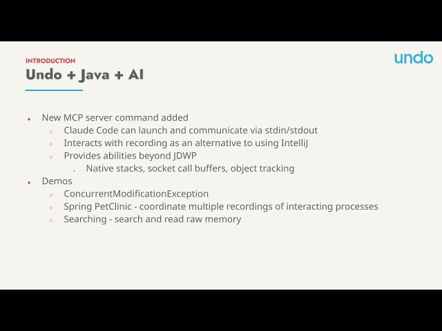 Java, Time Travel Debugging and AI
