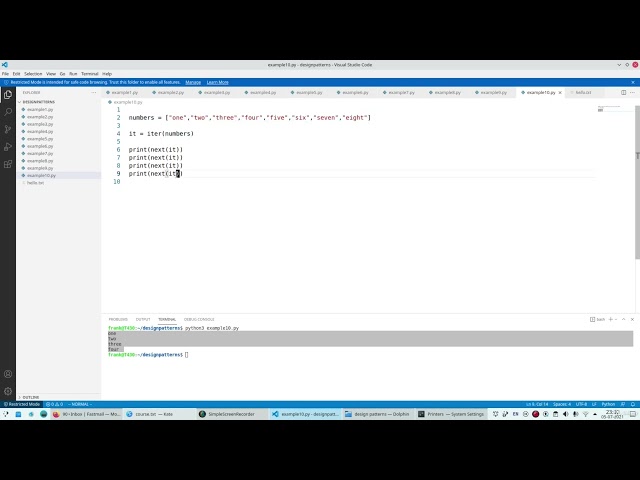 Iterator Design Pattern