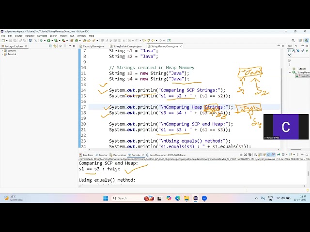 Java String Constant Pool vs Heap Memory Explained