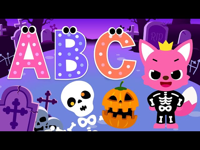 Boo! ABC Halloween songs | Learn Alphabet & Phonics | 15-Minute Learning with Baby Shark