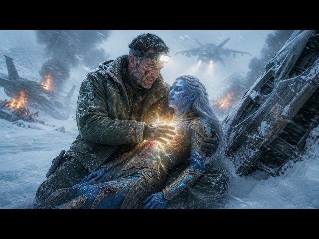 He Held the Dying Alien Princess — His Touch Made Her Wounds Close and Heal