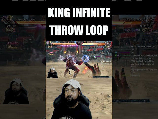 King THROW INFINITE Combo!  #lilmajin #tekken8 #tekken