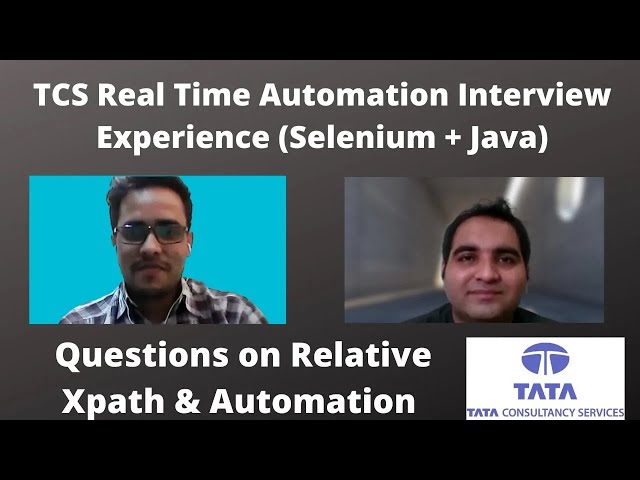 TCS Automation Testing Interview Questions | Real Time Interview Questions and Answers