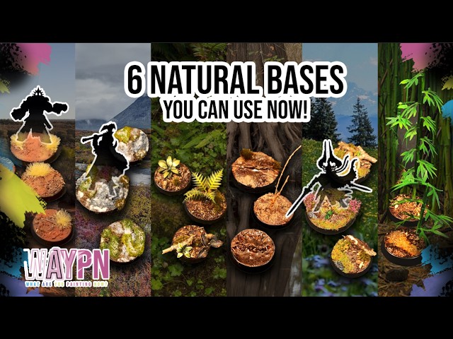 The basics of basing: Naturally. A tutorial for making your own Warhammer basing materials and bases