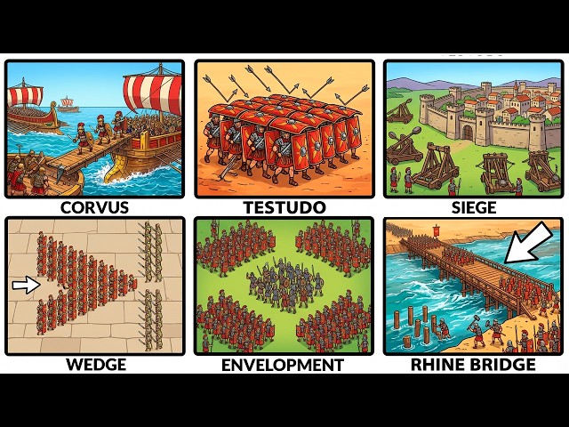Every Genius Roman Battle Tactic Explained