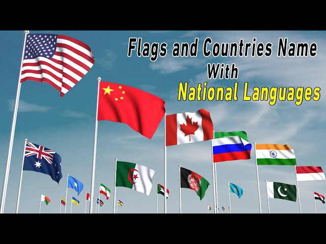 National languages of all Country  of the world | flags of the world | #flags