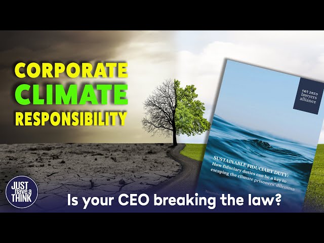 New analysis. How corporate overlords are unlawfully ignoring future climate impacts.