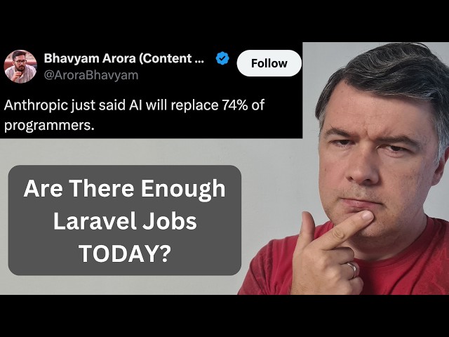 Laravel Job Market: My Mini-Research on AI Impact