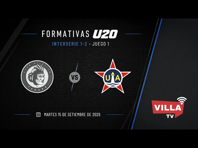 Tabaré 🆚 Unión Atlética  |  Formativas U20 | Interserie 1-2 | Cuartos de Final | Juego 1