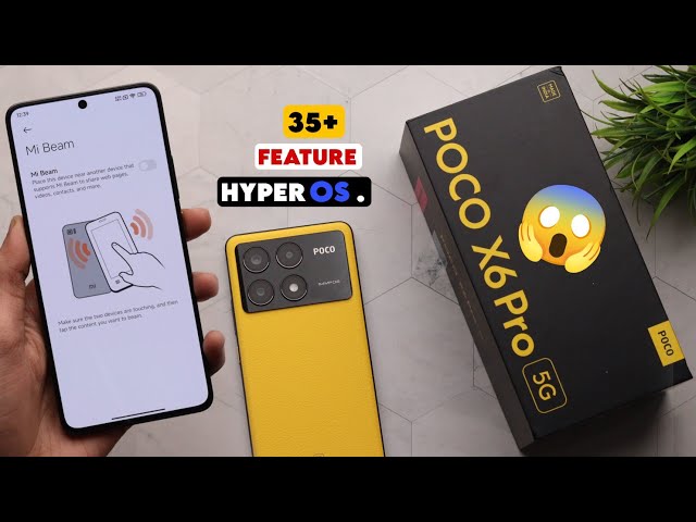 35+ Features On Indian Xiaomi HyperOS ft. Poco X6 Pro 5G | POCO X6 Pro Features & Tricks!