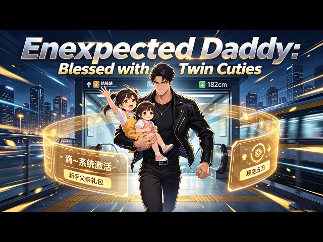 Unexpected Daddy: Blessed with Twin Cuties.#anime #manga #novel