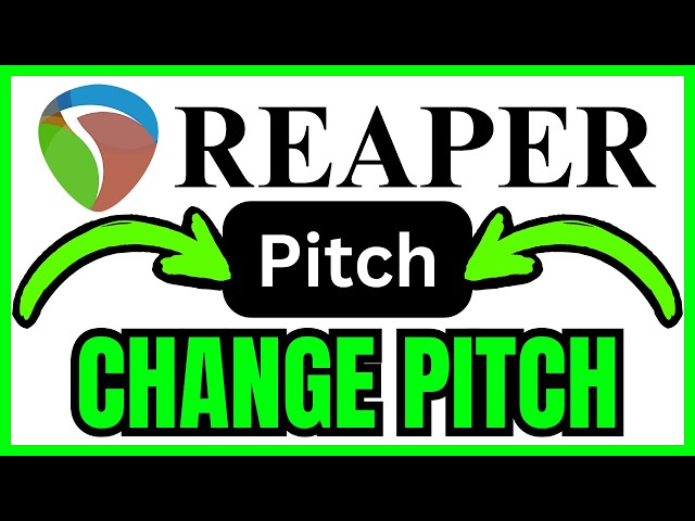 How To CHANGE PITCH In REAPER (QUICK & EASY) 2026