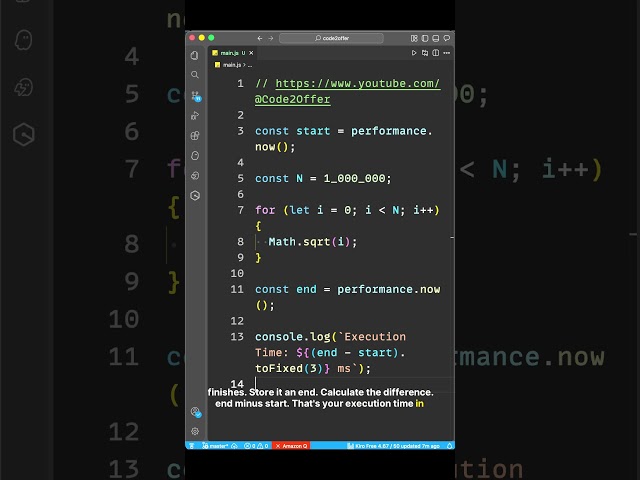 🔥 Measure JavaScript Performance Like a Pro! ⚡ #shorts #viral #trending #javascript #coding