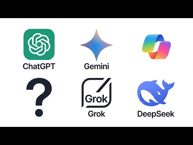 ChatGPT vs Gemini vs Claude vs Grok vs DeepSeek Explained