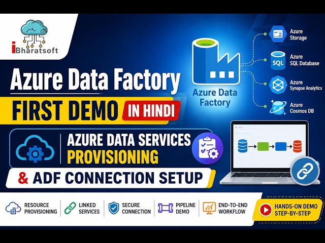 06. Azure Data Factory First Demo | Azure Data Services Provisioning & ADF Connection Setup