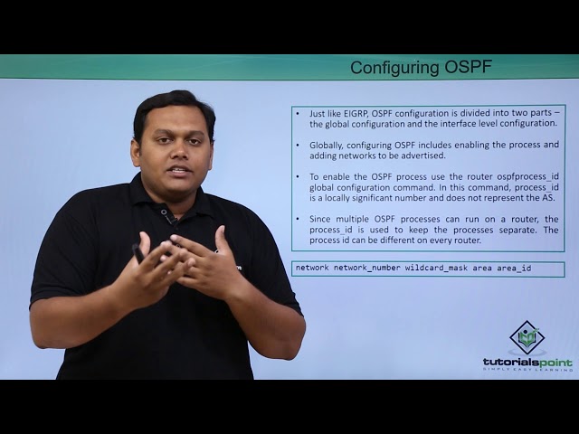 Configuring OSPF