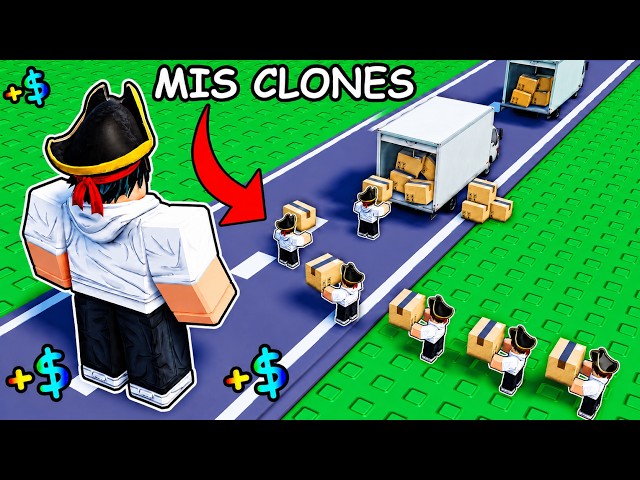 I CREATED CLONES to DO MY WORK for me in Roblox!