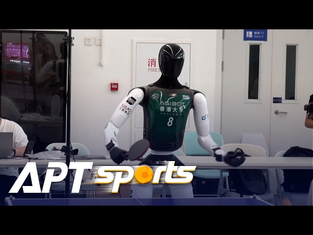 Humanoid Robots Take on Table Tennis Ahead of World Robot Games | APT Sports