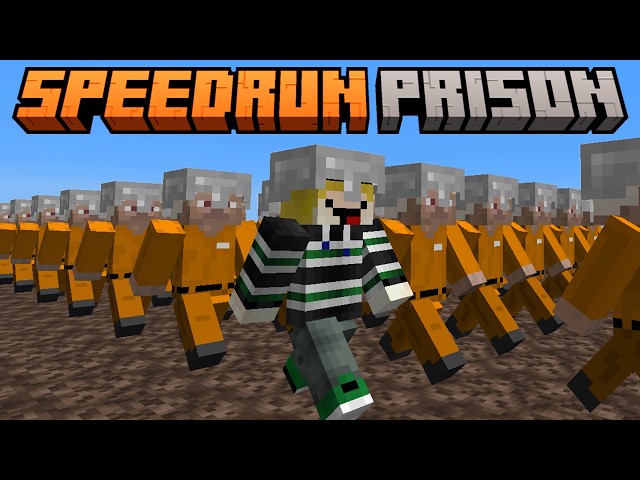 Minecraft but I get sent to SPEEDRUN PRISON