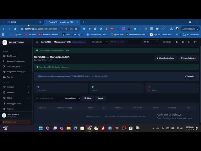 Panduan Integrasi GenieACS dengan NetAdmin — Monitoring & Manajemen ONU/ONT Jadi Lebih Mudah 🚀