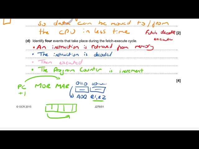 OCR 9-1 GCSE Computer Science Specimen Paper 1 Walkthrough