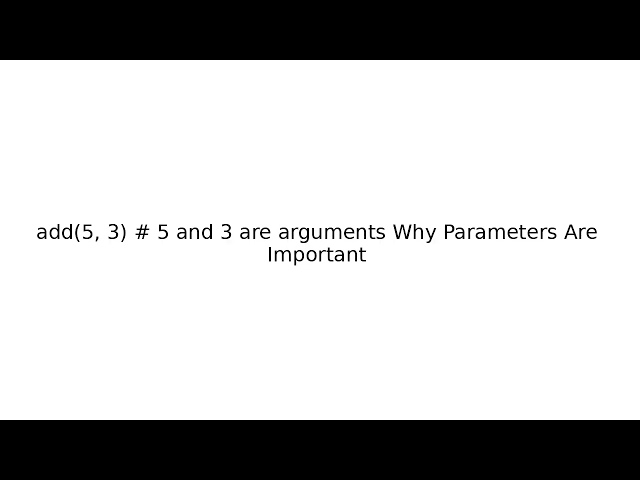 Function Parameters and Return Values Explained | Beginner Programming Tutorial