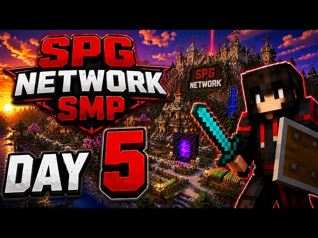 Minecraft SPG Network SMP Day 5 | Base Disaster | #minecraft #manhunt