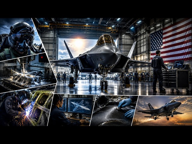 Inside the TOP SECRET Fighter Jet Factory  Full Documentary
