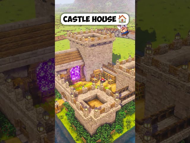 Minecraft Survival Castle House 🏠 #minecraft