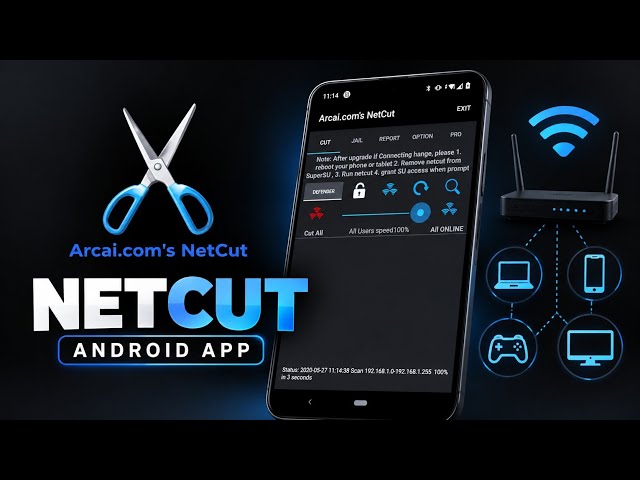 NetCut Android App Tutorial 🔥 Control WiFi Devices & Manage Bandwidth (Root Required)