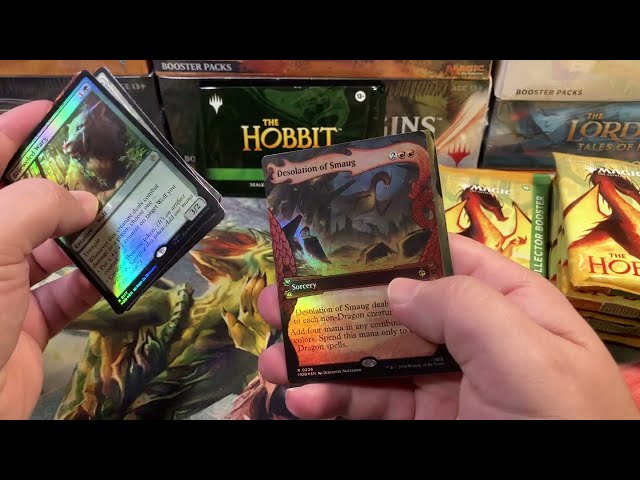 The Hobbit Is Good! Magic The Gathering Collector Booster Box Opening Unboxing MTG HOB #6 Beef?