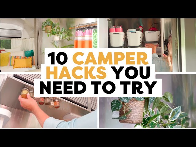 10 Camper Hacks & Tips to Try This Weekend | RV Hacks & Tips