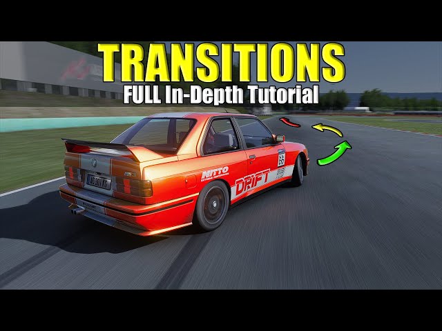 How to Drift #9 | Transitions Full In-Depth Tutorial | Assetto Corsa