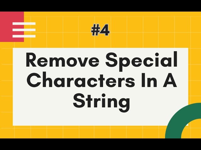 String program#4 Remove Special Characters In  A String  | Java interview question | by Naren